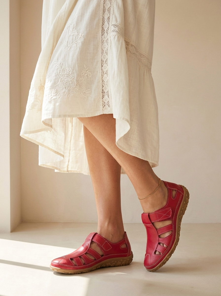 Clara | Chaussures Orthopédiques En Cuir À Enfiler