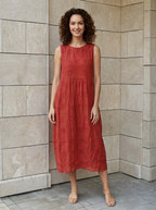 Elodie | Robe Midi Sans Manches