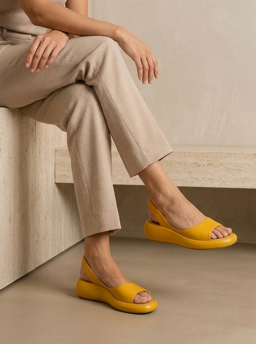 Livia | Sandales Orthopédiques à Bride Arrière Confortables