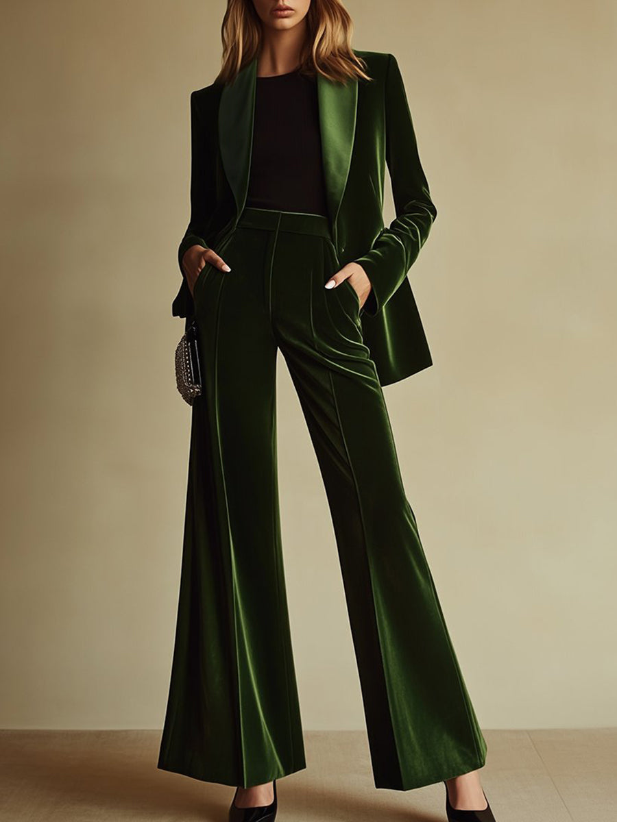 Valeria | Tailleur Velours Femme