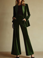 Valeria | Tailleur Velours Femme