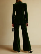 Valeria | Tailleur Velours Femme