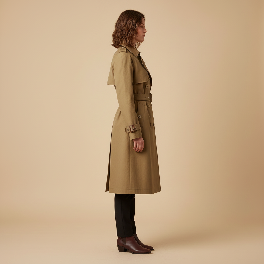 Vela - Veste Trench Croisée