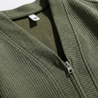 Océane | Cardigan Oversize Zippé en Maille Épaisse
