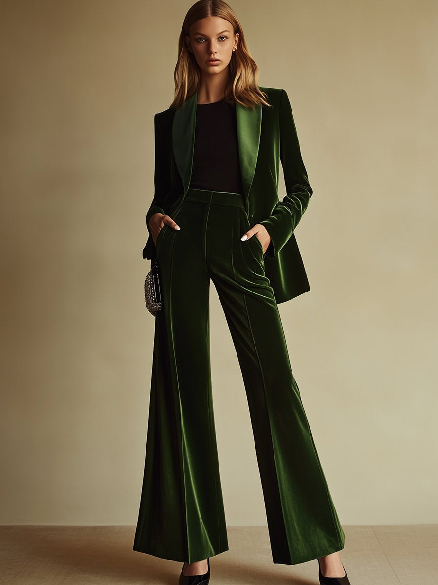 Valeria | Tailleur Velours Femme