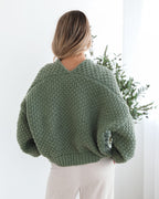 Margot | Cardigan Ouvert Tricoté Texturé