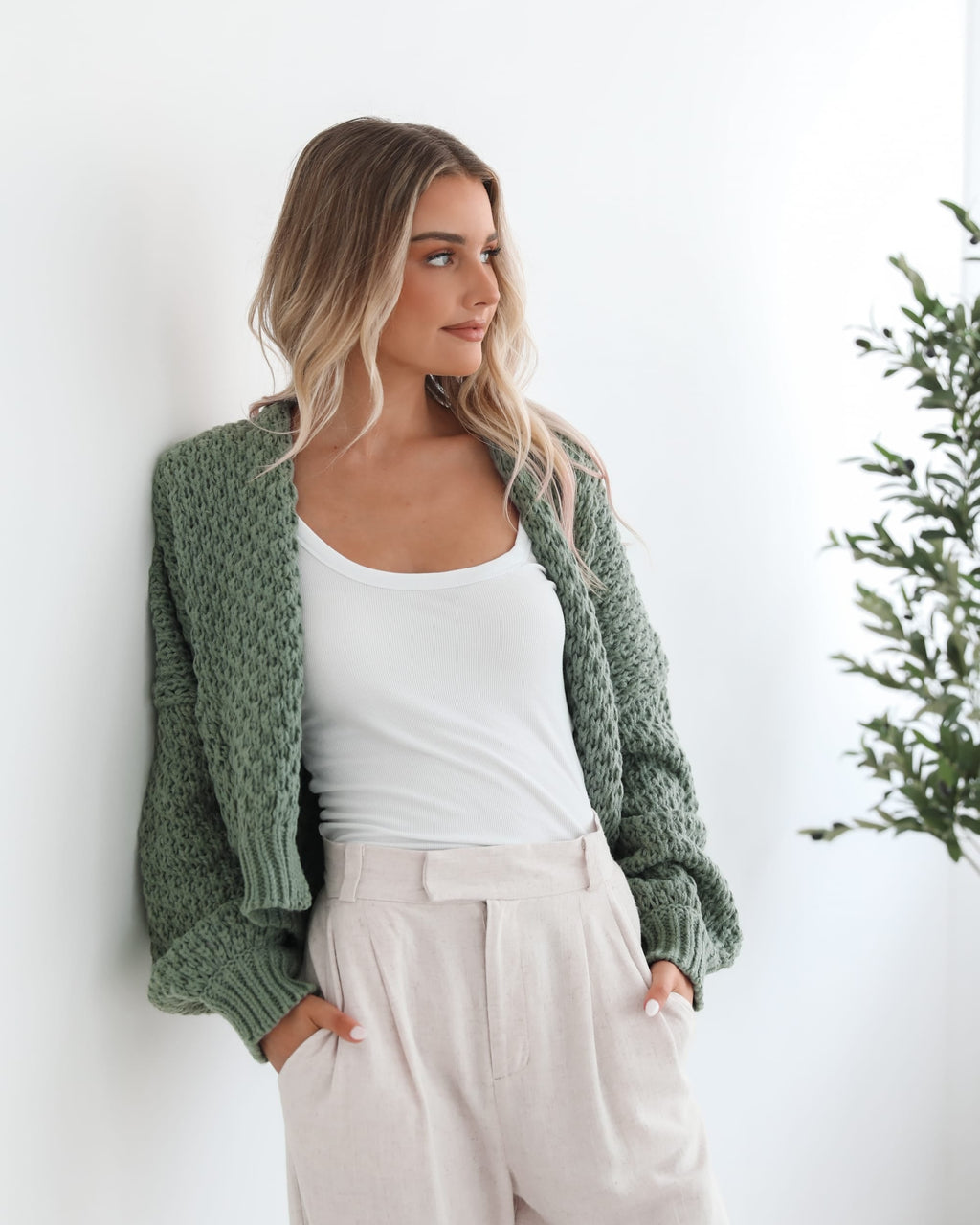 Margot | Cardigan Ouvert Tricoté Texturé