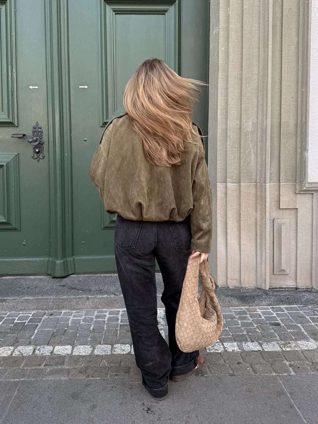 Arielle | Veste Bomber Suédine