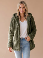 Roxane | Veste Polaire Capuche Coupe Oversize