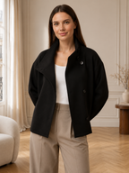 Maëlle | Veste Courte À Col Montant