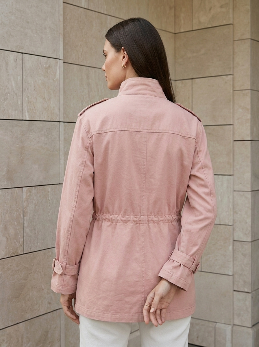 Camille | Veste Utilitaire Élégante à Taille Ajustable