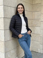 Camille | Veste Matelassée Légère à Col Montant