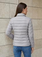 Camille | Veste Matelassée Légère à Col Montant