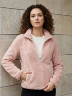 Élina | Veste Polaire Douce à Col Montant