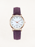 Constance | Montre Bracelet Cuir Cadran Classique