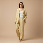 Mila - Ensemble Blazer Et Pantalon En Lin