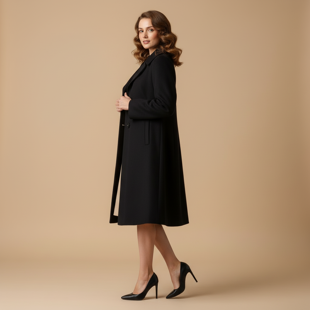 Éloane - Manteau Swing Rétro
