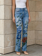 Juliette | Jean Évasé à Imprimé Floral
