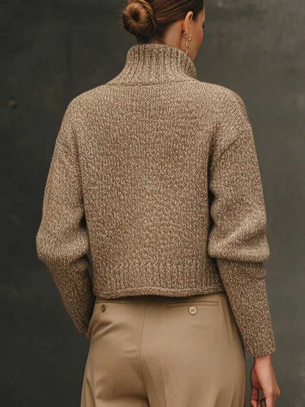 Victoire | Cardigan Col Montant Boutonné
